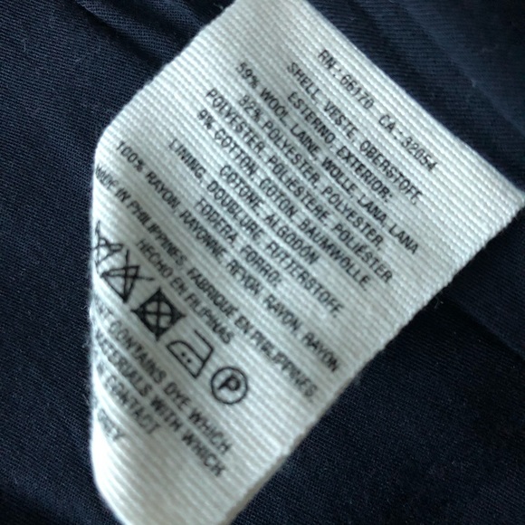 Anthropologie Cartonnier Pinstriped Flounced-Sleeve Blazer - Picture 7 of 8